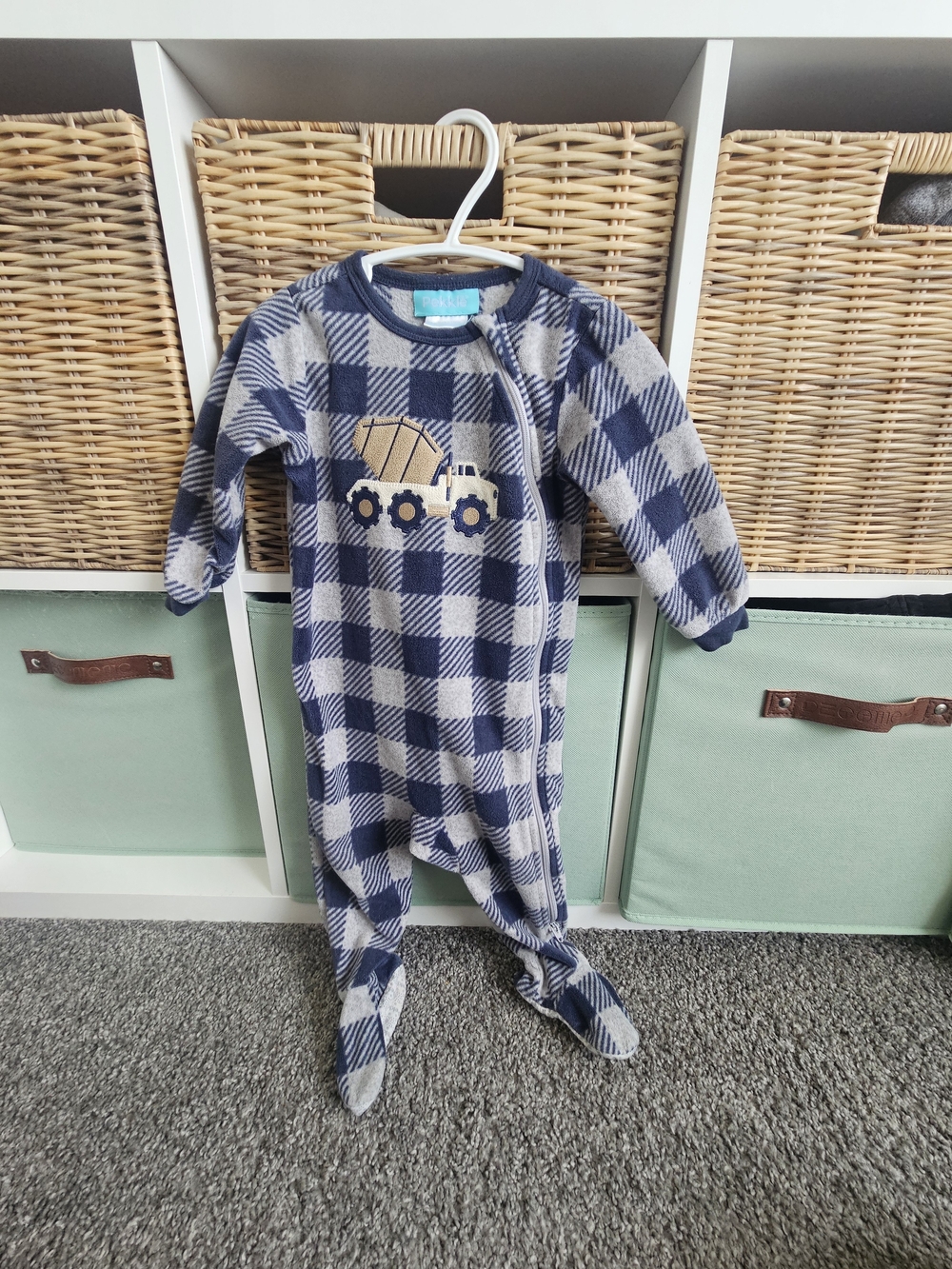 Pekkle Fleece Onesie 12 Months